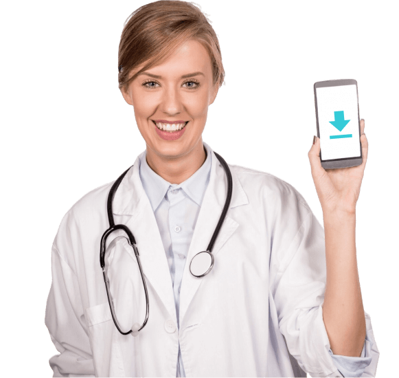 Doctor Holding Phone